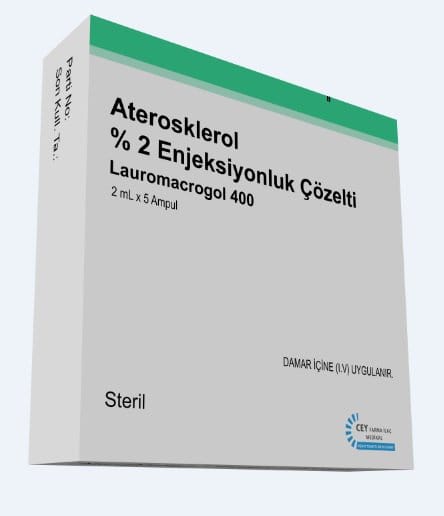 ATEROSKLEROL %2 ENJEKSIYONLUK COZELTI 1 ATEROSKLEROL 2 ENJEKSIYONLUK COZELTI 27531