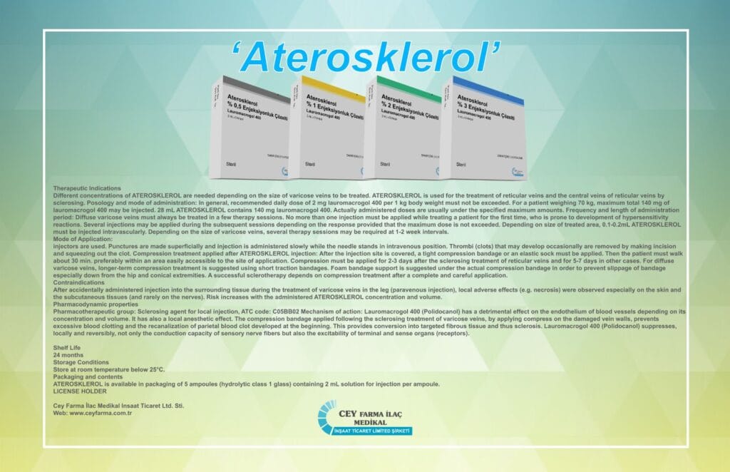 ATEROSKLEROL %3 ENJEKSIYONLUK COZELTI 1 ATEROSKLEROL 3 ENJEKSIYONLUK COZELTI 27532