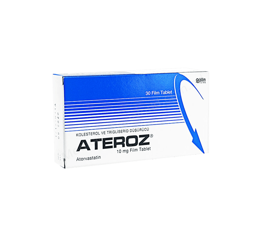 ATEROZ 80 MG 30 FILM TABLET 1 ATEROZ 80 MG 30 FILM TABLET 27536
