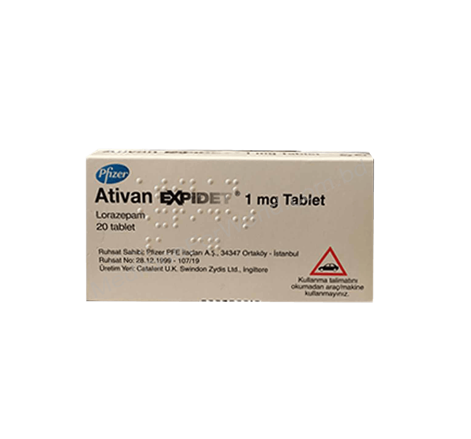ATIVAN EXPIDET 25 MG 20 TABLET 27545