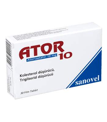 ATOR 10 MG 30 FILM TABLET 1 ATOR 10 MG 30 FILM TABLET 19665