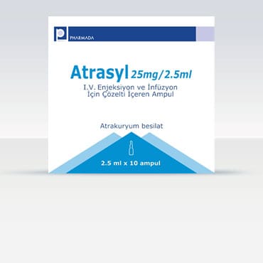 ATRASYL 50 MG/5 ML IV ENJEKSIYON VE INFUZYON ICIN COZELTI ICEREN 10 AMPUL 1 ATRASYL 50 MG 5 ML IV ENJEKSIYON VE INFUZYON ICIN COZELTI ICEREN 10 AMPUL 27555