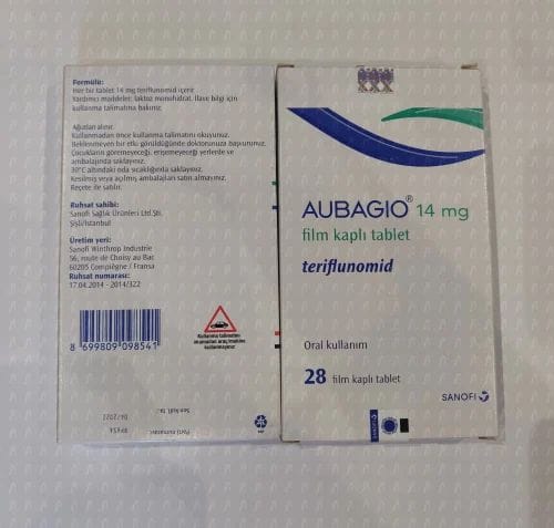AUBAGIO 14 MG 28 FILM KAPLI TABLET 1 AUBAGIO 14 MG 28 FILM KAPLI TABLET 19686