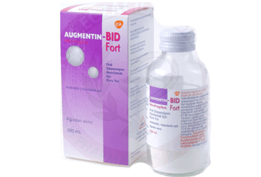 AUGMENTIN BID 400/57 FORTE ORAL SUSPANSIYON HAZ. ICIN KURU TOZ 100 ML 1 AUGMENTIN BID 400 57 FORTE ORAL SUSPANSIYON HAZ. ICIN KURU TOZ 100 ML 19689