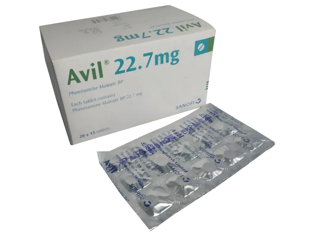 AVIL 22,7 MG TABLET 1 AVIL 227 MG TABLET 19706