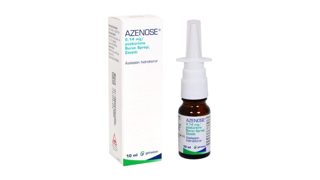 AZENOSE 0,14 MG/PUSKURTME BURUN SPREYI, COZELTI (10ML) 1 AZENOSE 014 MG PUSKURTME BURUN SPREYI COZELTI 10ML 19738