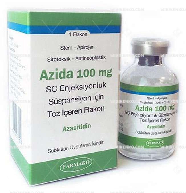 AZIDA 100 MG SC ENJEKSIYONLUK SUSPANSIYON ICIN TOZ ICEREN FLAKON 27631
