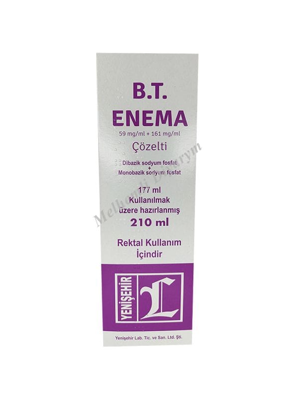 B.T. ENEMA COZELTI (210 ML) 1 B.T. ENEMA COZELTI 210 ML 19759