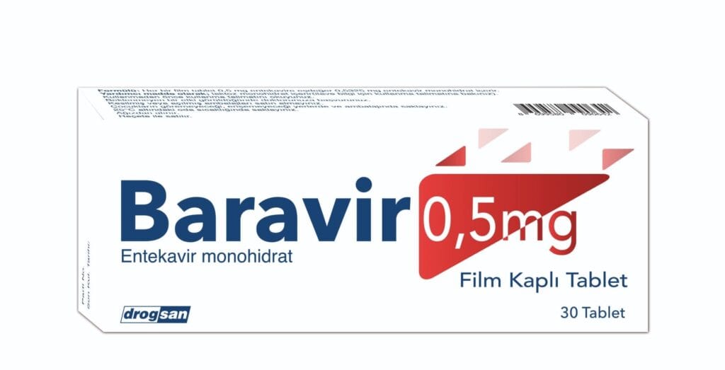 BARAVIR 0,5 MG FILM KAPLI TABLET 1 BARAVIR 05 MG FILM KAPLI TABLET 19816