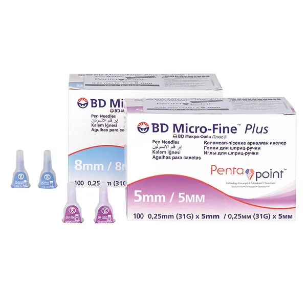 BD MICRO-FINE PLUS KALEM IGNESI PENTAPOINT 5MM 0,25MM (31G) X 5MM 1 BD MICRO FINE PLUS KALEM IGNESI PENTAPOINT 5MM 025MM 31G X 5MM 19833