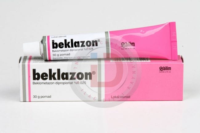 BEKLAZON % 0,025 30 GR POMAD 1 BEKLAZON 0025 30 GR POMAD 19859