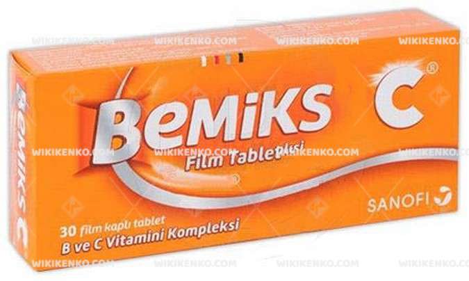 BEMIKS C FILM KAPLI TABLET (28 TABLET) 1 BEMIKS C FILM KAPLI TABLET 28 TABLET 19874