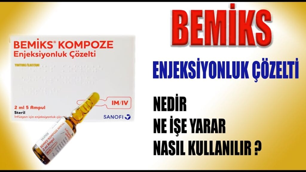 BEMIKS KOMPOZE ENJEKSIYONLUK COZELTI (5 AMPUL) 1 BEMIKS KOMPOZE ENJEKSIYONLUK COZELTI 5 AMPUL 19875