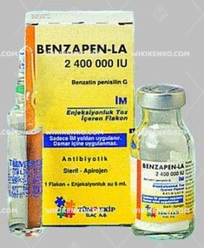BENZAPEN-LA 2,4 IU 1 FLAKON 1 BENZAPEN LA 24 IU 1 FLAKON 27744