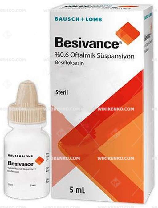 BESIVANCE %0,6 OFTALMIK SUSPANSIYON 5 ML 1 BESIVANCE 06 OFTALMIK SUSPANSIYON 5 ML 19918
