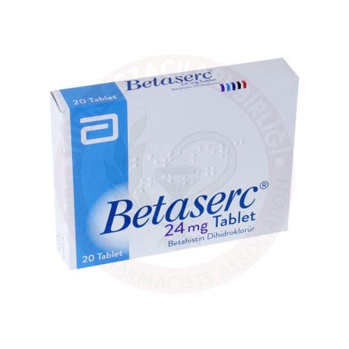 BETASERC 24 MG 100 TABLET 1 BETASERC 24 MG 100 TABLET 19937