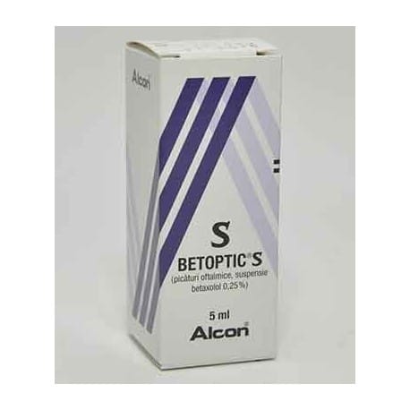 BETOPTIC 0,25 MG 5 ML OFT.SOL. 1 BETOPTIC 025 MG 5 ML OFT.SOL . 27778