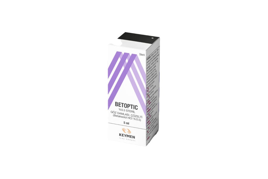 BETOPTIC % 0,5 STERIL GOZ DAMLASI, COZELTI (5 ML) 1 BETOPTIC 05 STERIL GOZ DAMLASI COZELTI 5 ML 19948