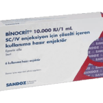 BINOCRIT 2000 IU/1,0 ML SC/IV ENJEKSIYON ICIN COZELTI ICEREN 6 KULLANIMA HAZIR ENJEKTOR