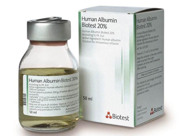 BIOTEST HUMAN ALBUMIN FH 50 ML IV INFUZYON ICIN COZ.ICEREN FLAKON 1 BIOTEST HUMAN ALBUMIN FH 50 ML IV INFUZYON ICIN COZ.ICEREN FLAKON 27876