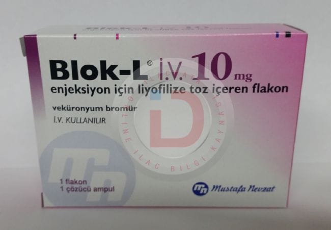 BLOK-L 10 MG IV ENJEKSIYON ICIN LIYOFILIZE TOZ ICEREN 1 FLAKON+ 1 COZUCU 1 BLOK L 10 MG IV ENJEKSIYON ICIN LIYOFILIZE TOZ ICEREN 1 FLAKON 1 COZUCU 27906
