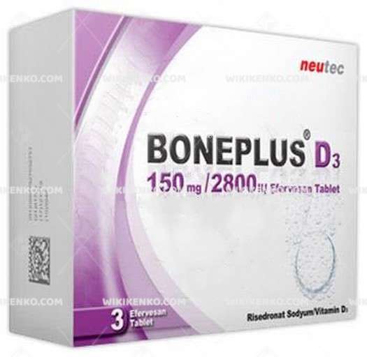 BONEPLUS D3 150 MG/2800 IU 3 EFERVESAN TABLET 1 BONEPLUS D3 150 MG 2800 IU 3 EFERVESAN TABLET 27928