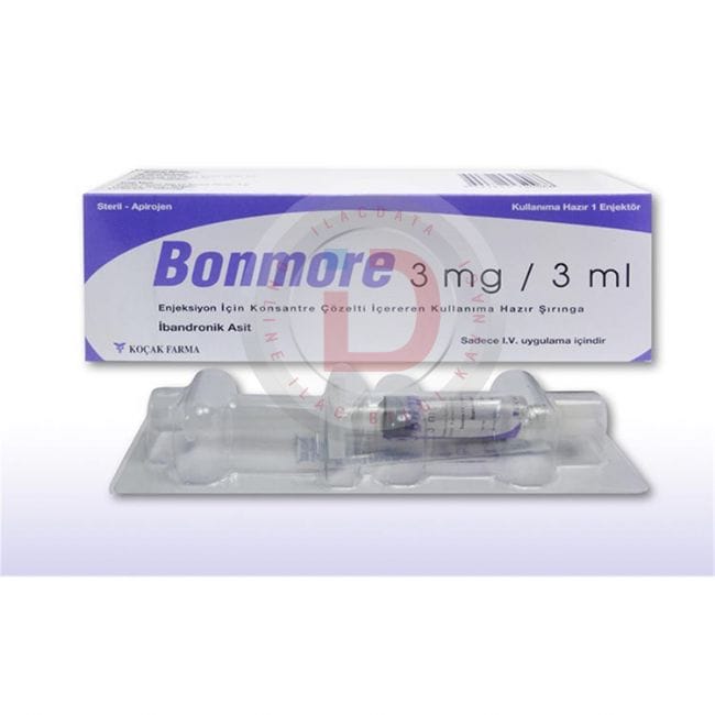 BONMORE 3 MG/3 ML ENJEKSIYON ICIN KONSANTRE COZELTI ICEREN KULLANIMA HAZIR SIRINGA 1 BONMORE 3 MG 3 ML ENJEKSIYON ICIN KONSANTRE COZELTI ICEREN KULLANIMA HAZIR SIRINGA 27934