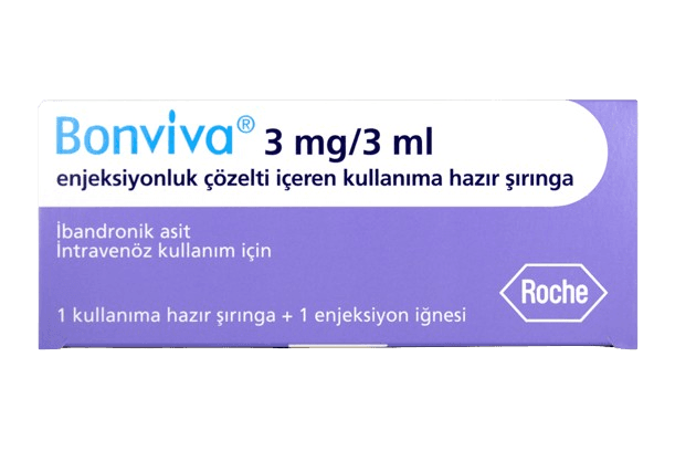 BONVIVA ROCHE 3 MG/3 ML ENJEKSIYONLUK COZELTI ICEREN KULLANIMA HAZIR SIRINGA 1 BONVIVA ROCHE 3 MG 3 ML ENJEKSIYONLUK COZELTI ICEREN KULLANIMA HAZIR SIRINGA 27936