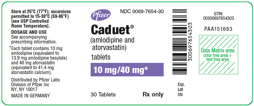 CADUET 10MG 10MG 30 FILM TABLET 20194
