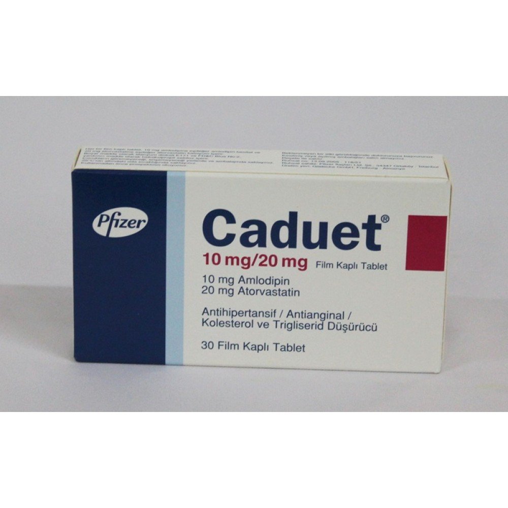 CADUET 10MG/20MG 30 FILM TABLET 1 CADUET 10MG 20MG 30 FILM TABLET 20195