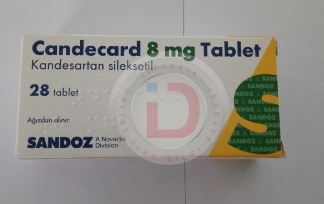CANDECARD 8 MG 28 TABLET 1 CANDECARD 8 MG 28 TABLET 20229