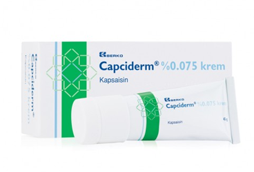 CAPCIDERM %0,075 45 G KREM 1 CAPCIDERM 0075 45 G KREM 20255
