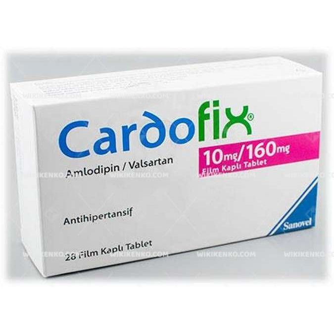 CARDOFIX PLUS 10/160/12,5 MG 28 FILM KAPLI TABLET 1 CARDOFIX PLUS 10 160 125 MG 28 FILM KAPLI TABLET 20284