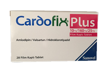CARDOFIX PLUS 5/160/25 MG 28 FILM KAPLI TABLET 1 CARDOFIX PLUS 5 160 25 MG 28 FILM KAPLI TABLET 20287