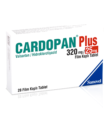 CARDOPAN PLUS 320/25 MG 28 FİLM KAPLI TABLET 1 CARDOPAN PLUS 320 25 MG 28 FILM KAPLI TABLET 20294