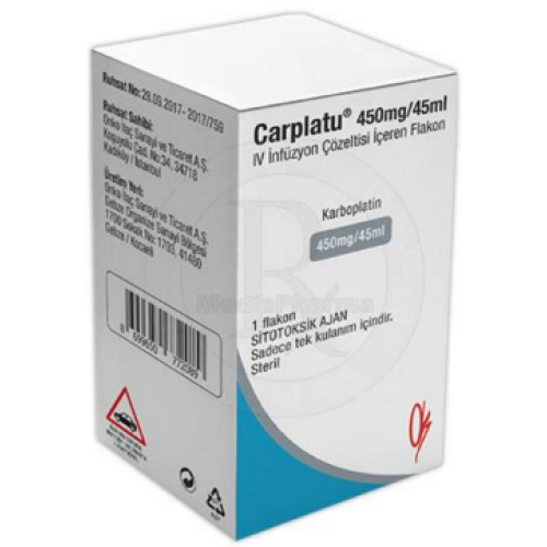 CARPLATU 450 MG/45 ML INFUZYON COZELTISI ICEREN FLAKON 1 CARPLATU 450 MG 45 ML INFUZYON COZELTISI ICEREN FLAKON 20305
