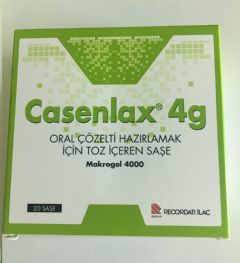 CASENLAX 10 G ORAL COZELTI HAZIRLAMAK ICIN TOZ ICEREN SASE (20 SASE) 1 CASENLAX 10 G ORAL COZELTI HAZIRLAMAK ICIN TOZ ICEREN SASE 20 SASE 20311