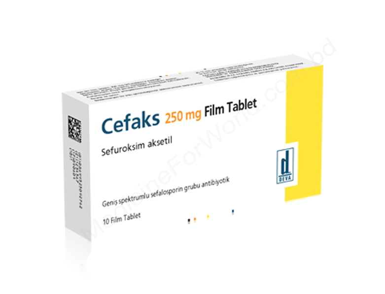CEFAKS 250 MG 14 FILM TABLET 1 CEFAKS 250 MG 14 FILM TABLET 20339