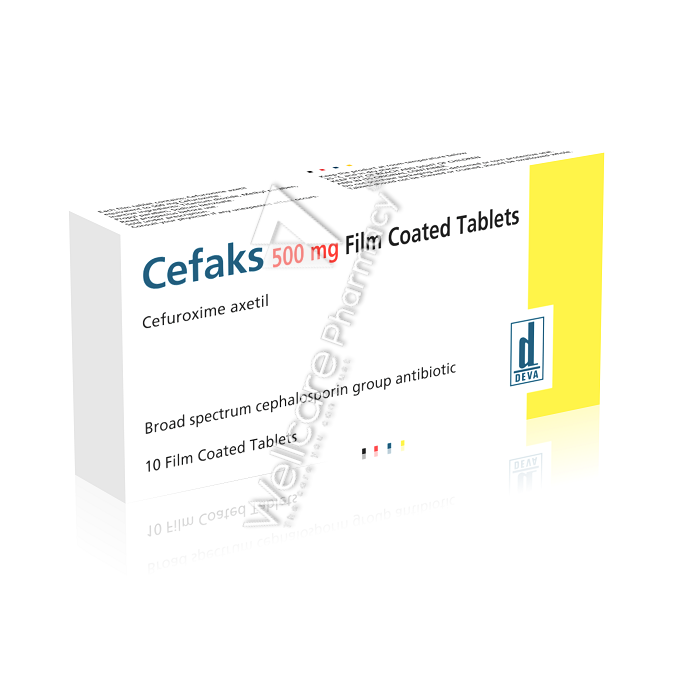 CEFAKS 500 MG 10 FILM TABLET 1 CEFAKS 500 MG 10 FILM TABLET 20344