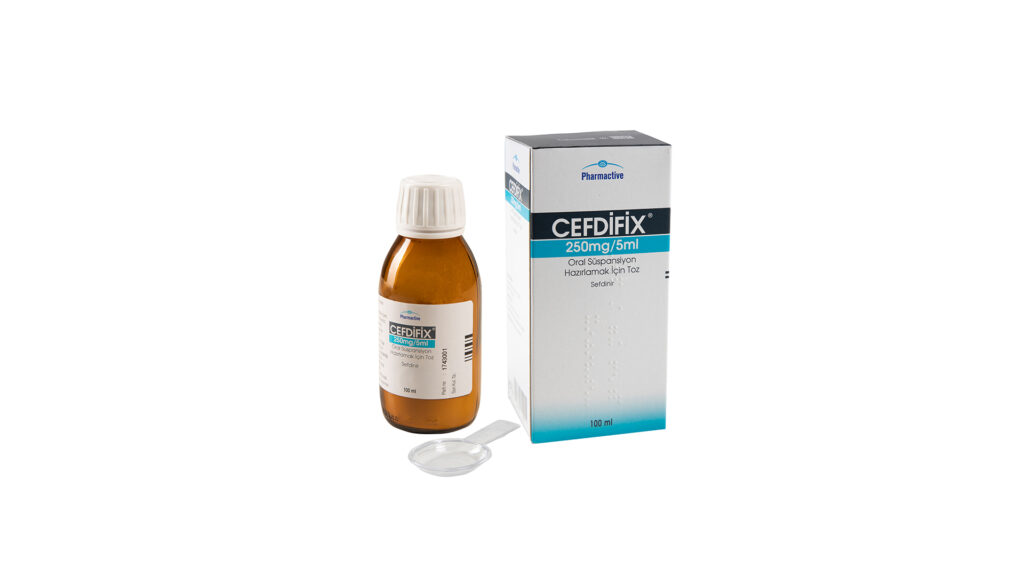 CEFDIFIX 250 MG/5 ML ORAL SUSPANSYON HAZIRLAMAK ICIN TOZ (100 ML) 1 CEFDIFIX 250 MG 5 ML ORAL SUSPANSYON HAZIRLAMAK ICIN TOZ 100 ML 20355