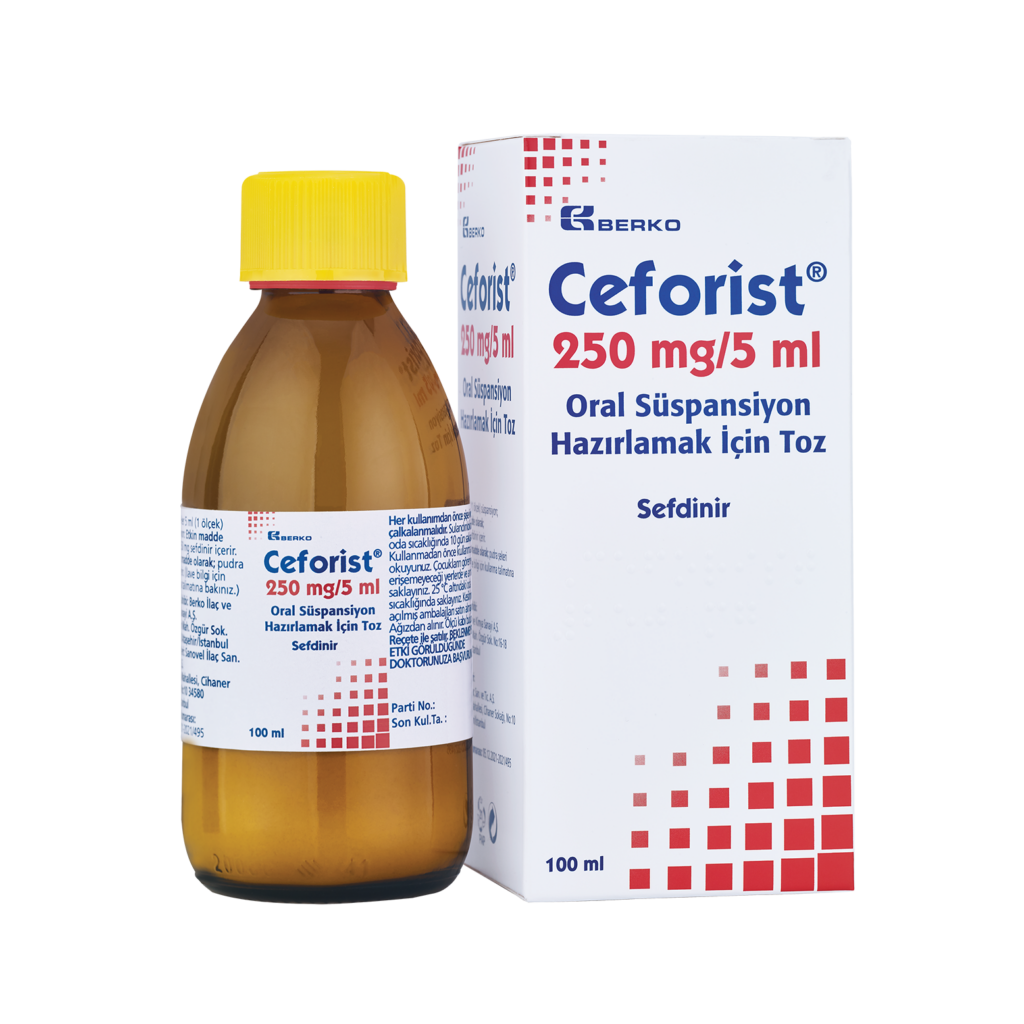 CEFORIST 250 MG /5 ML ORAL SUSPANSIYON HAZIRLAMAK ICIN TOZ (100 ML) 1 CEFORIST 250 MG 5 ML ORAL SUSPANSIYON HAZIRLAMAK ICIN TOZ 100 ML 20366