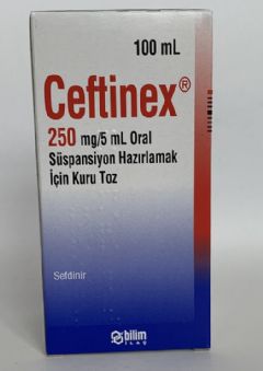 CEFTINEX 250 MG/5 ML 100 ML ORAL SUSPANSIYON ICIN KURU TOZ 1 CEFTINEX 250 MG 5 ML 100 ML ORAL SUSPANSIYON ICIN KURU TOZ 20371