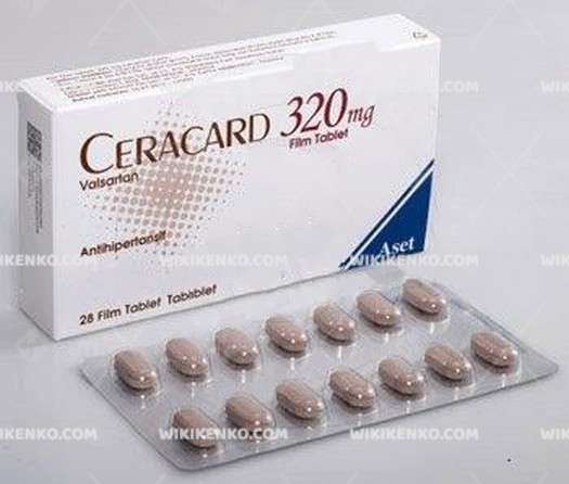 CERACARD 320 MG 28 FILM TABLET 1 CERACARD 320 MG 28 FILM TABLET 28335