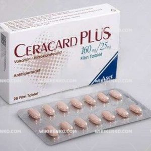 CERACARD PLUS 160 /25 MG 28 FILM KAPLI TABLET 1 CERACARD PLUS 160 25 MG 28 FILM KAPLI TABLET 28338