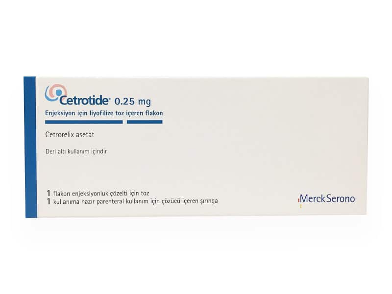 CETROTIDE 0,25 MG 7 FLAKON 1 CETROTIDE 025 MG 7 FLAKON 28356
