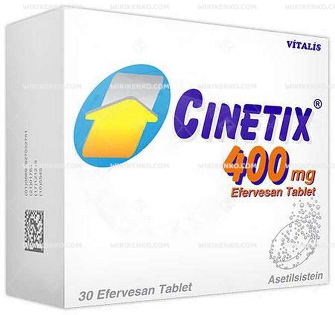 CINETIX 400 MG 30 EFERVESAN TABLET 1 CINETIX 400 MG 30 EFERVESAN TABLET 20429