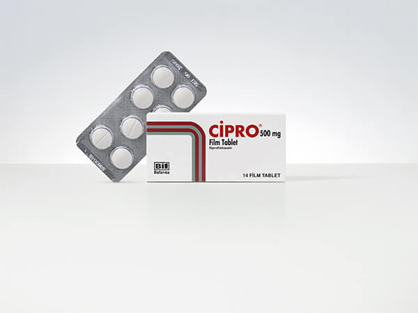CIPRO 250 MG 14 FILM KAPLI TABLET 1 CIPRO 250 MG 14 FILM KAPLI TABLET 20445