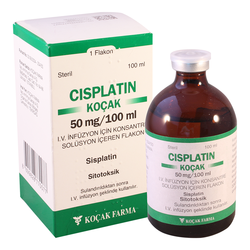 CISPLATIN-KOCAK 50 MG/100 ML IV INFUZYON ICIN KONSANTRE SOLUSYON ICEREN FLAKON 1 CISPLATIN KOCAK 50 MG 100 ML IV INFUZYON ICIN KONSANTRE SOLUSYON ICEREN FLAKON 20454