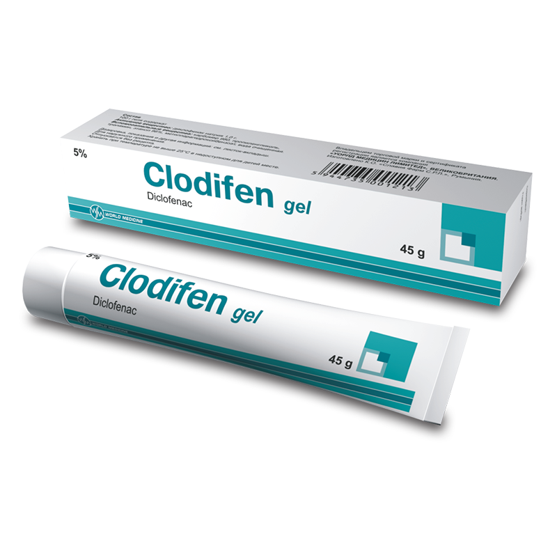 CLODIFEN %5 JEL 45 GR 1 CLODIFEN 5 JEL 45 GR 20504