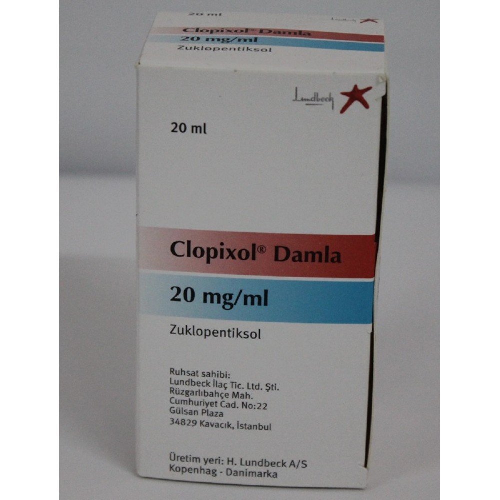 CLOPIXOL 25 MG FILM KAPLI TABLET (20 TABLET) 1 CLOPIXOL 25 MG FILM KAPLI TABLET 20 TABLET 20512